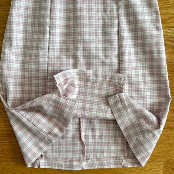 Dry Goods Originality NWOT Strappy Pink & Creme Plaid Dress (S) - Picture 6 of 10